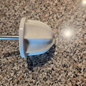 Vintage Sunbeam Mixmaster Ceramic Porcelain Juicer Head Reamer w Shaft